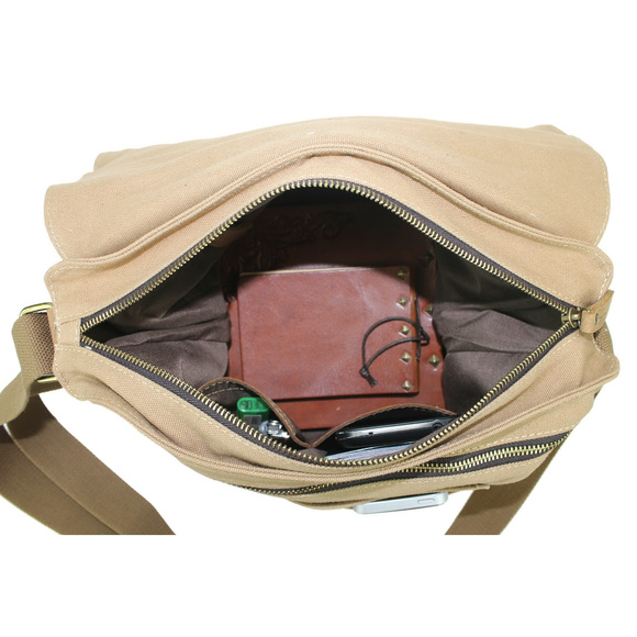 Casual Style Canvas Messenger Bag CM13BLK